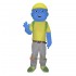 Little Blue Man Mascot Costume Cosplay