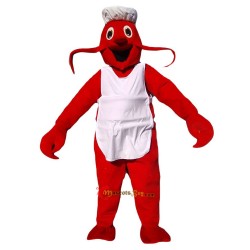Lobster Palinuridae Chef Cook Mascot Costume Cosplay