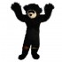 Long Hair Black Bear Mascot Costume Cosplay
