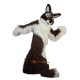 Long Hair Brown Wolf Mascot Costume Cosplay