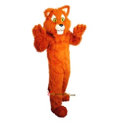 Long Hair Cat Mascot Costume Cosplay