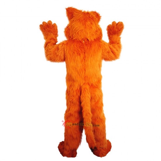 Long Hair Cat Mascot Costume Cosplay