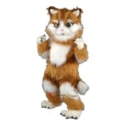 Long Plush Cat Mascot Costume Cosplay