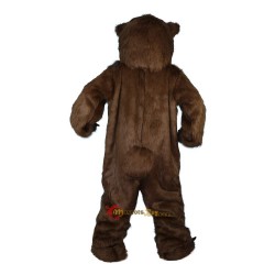 Longhair Brown Bear Mascot Costume Cosplay