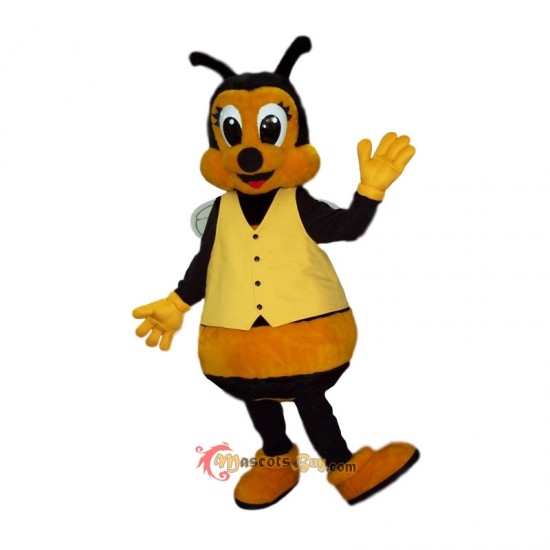 Lovely Friendly Bee Mascot Costume Cosplay