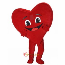 Lovely Heart Mascot Costume Cosplay