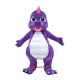 Lovely Purple Dragon Dinosaur Mascot Costume Cosplay