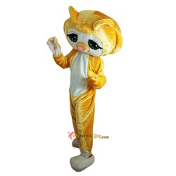 Lovely Yellow Cat Mascot Costume Cosplay
