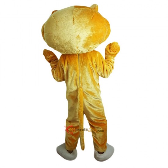 Lovely Yellow Cat Mascot Costume Cosplay