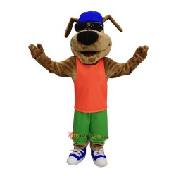Lucky Glasses Dog Mascot Costume Cosplay