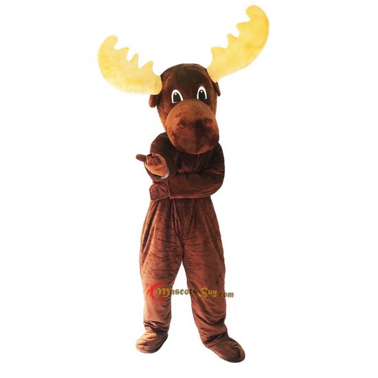 Moose Elk Wapiti Horned Deer Mascot Costume Cosplay