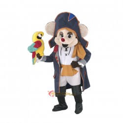 Mouse Mascot Costume pirate Cosplay