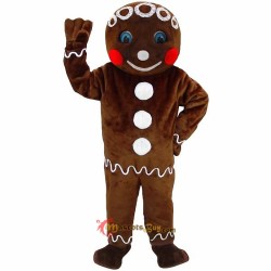 Mr. Gingerbread Lightweight Mascot Costume Cosplay