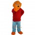 Mr. Orange Bear Mascot Costume Cosplay