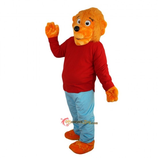 Mr. Orange Bear Mascot Costume Cosplay