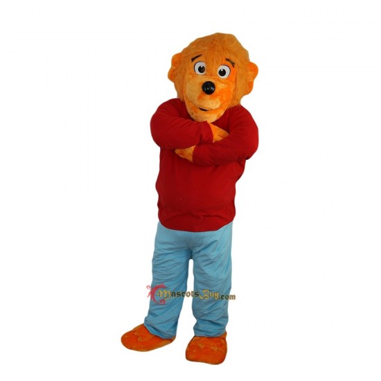 Mr. Orange Bear Mascot Costume Cosplay