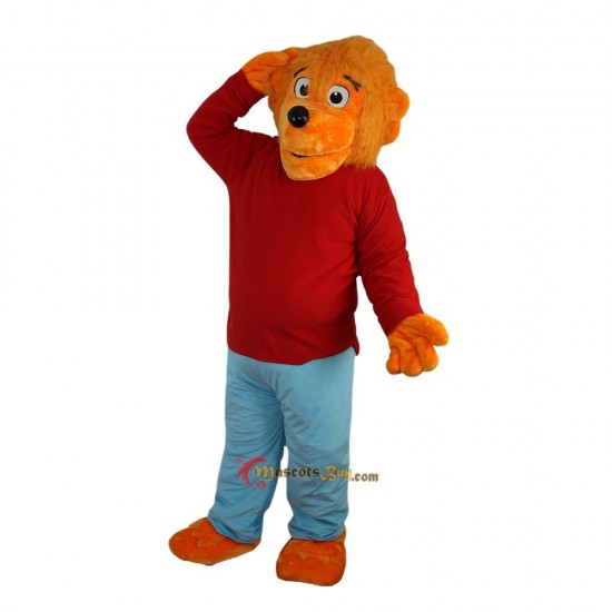 Mr. Orange Bear Mascot Costume Cosplay