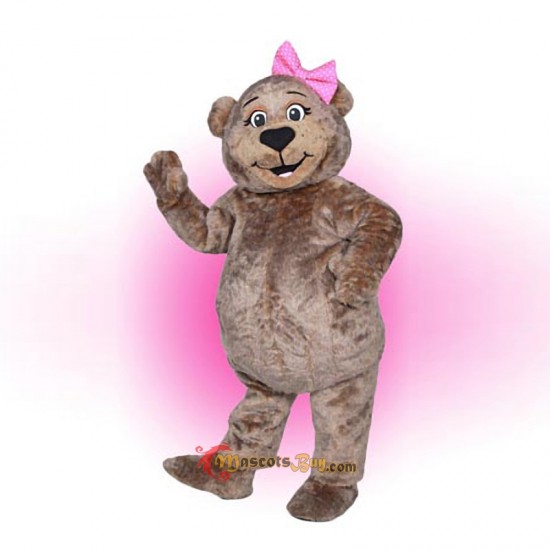Ms Bear Mascot Costume Cosplay