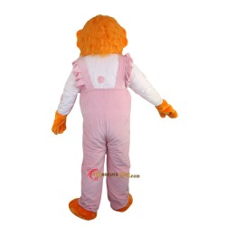Ms. Orange Bear Mascot Costume Cosplay