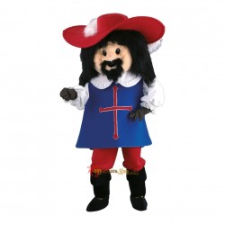 Musketeer Porthos Mascot Costume Cosplay