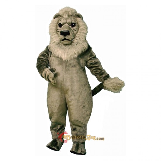 Old Grey Lion Mascot Costume Cosplay