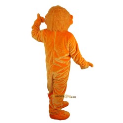 Orange Bear Mascot Costume Cosplay