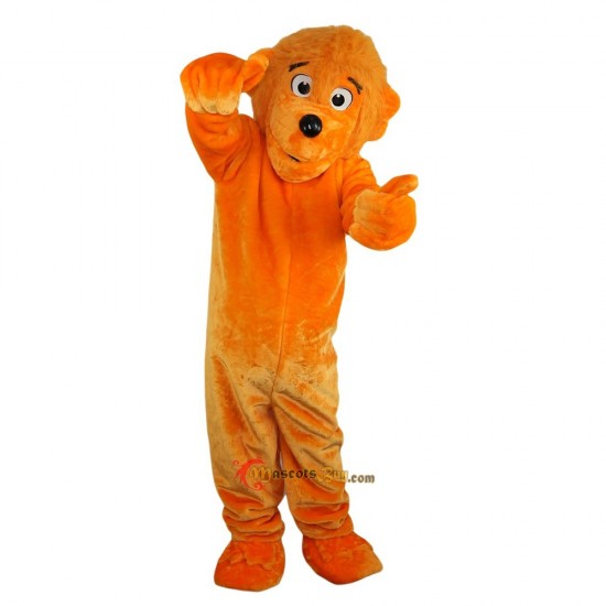Orange Bear Mascot Costume Cosplay