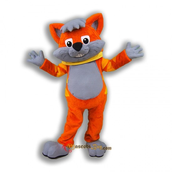 Orange Cat Mascot Costume Cosplay
