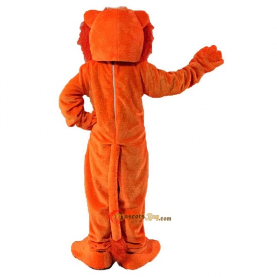 Orange Lion Mascot Costume Cosplay