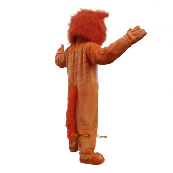 Orange Lion Mascot Costume Cosplay