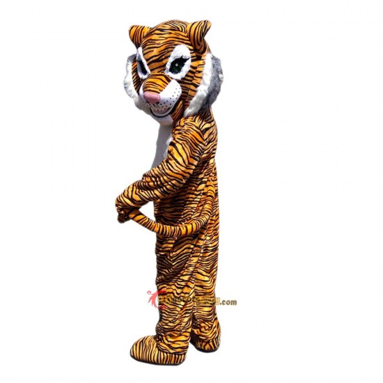 Orange Striped Tiger Mascot Costume Cosplay