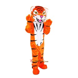 Orange Tiger Mascot Costume Cosplay