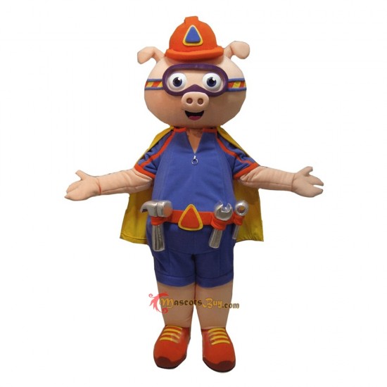 Out Of The Blue Alpha Pig Mascot Costume Cosplay