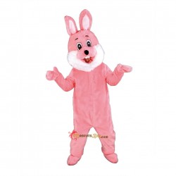 Pink Bunny Mascot Costume Cosplay