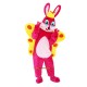 Pink Butterfly Rabbit Bunny Mascot Costume Cosplay