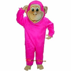 Pink Chimp Lightweight Mascot Costume Cosplay