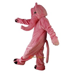 Pink Elephant Mascot Costume Cosplay