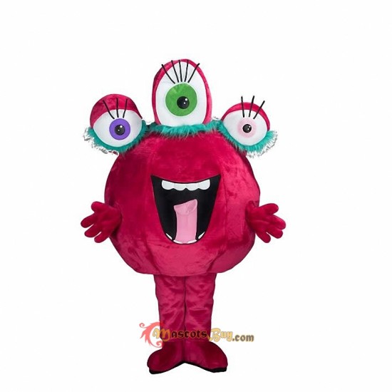 Pink martian Mascot Costume Cosplay