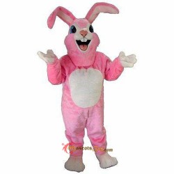 Pink Rabbit Mascot Costume Cosplay