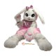 Pink white rabbit Costume Easter Bunny Mascot Costume Cosplay