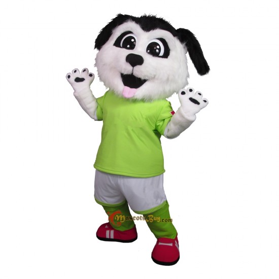 Plush White Dog Mascot Costume Cosplay