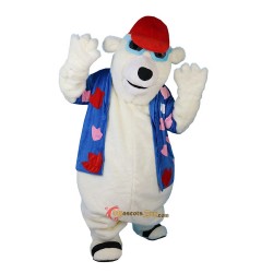 Polar Bear Mascot Costume Cosplay