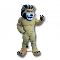 Power School Lion Mascot Costume Cosplay