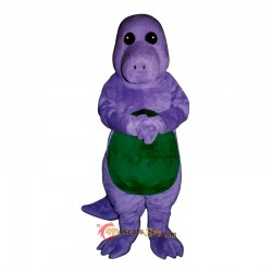 Purple Dinosaur Mascot Costume Cosplay