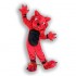 Red Bearcat Mascot Costume Cosplay