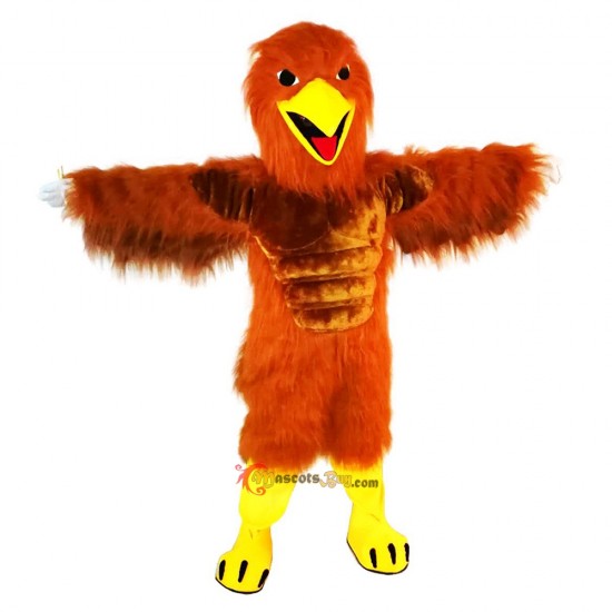 Red Brown Eagle Mascot Costume Cosplay