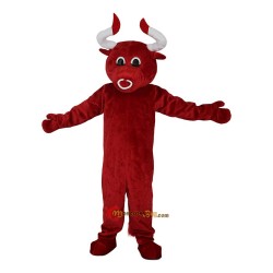Red Cow Bull Bison Mascot Costume Cosplay