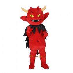 Red Devil Mascot Costume Cosplay
