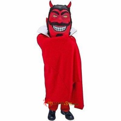 Red Devil Mascot Costume Cosplay