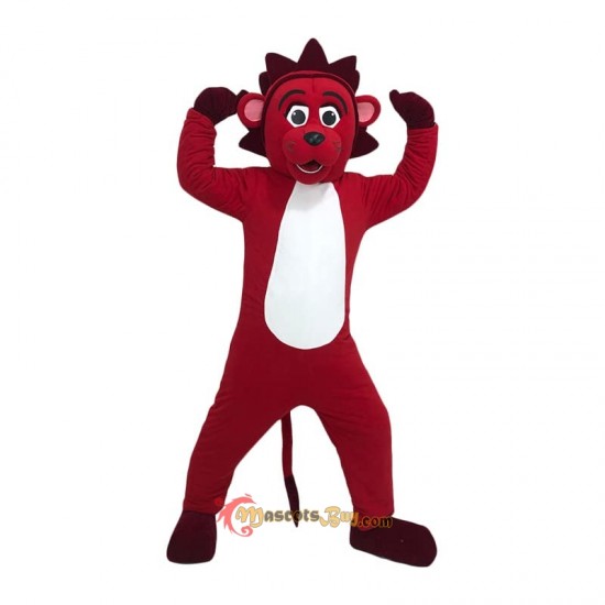 Red lion Mascot Costume Cosplay
